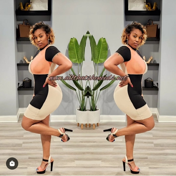 Ms Peaches Mini Dress (S-3X) - Picture 2 of 5